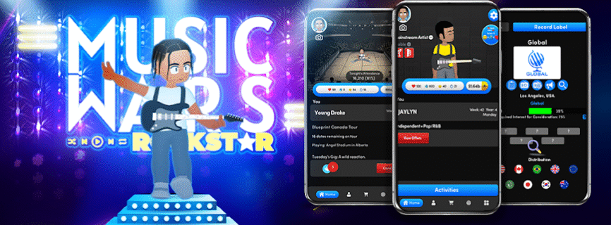 Music Wars: Rockstar MOD APK 1.3.8 [Menu/Unlimited Money/Gems]