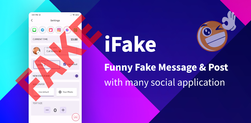 iFake Mod APK 19.1.1 [Pro Unlocked]
