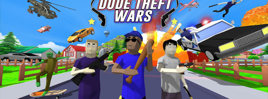 Dude Theft Wars Mod APK 0.9.0.9f6 [Unlimited money]