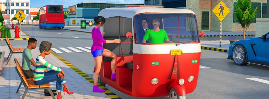 Tuk Tuk Auto Rickshaw Game Mod APK 6.6.1 [Unlimited money]