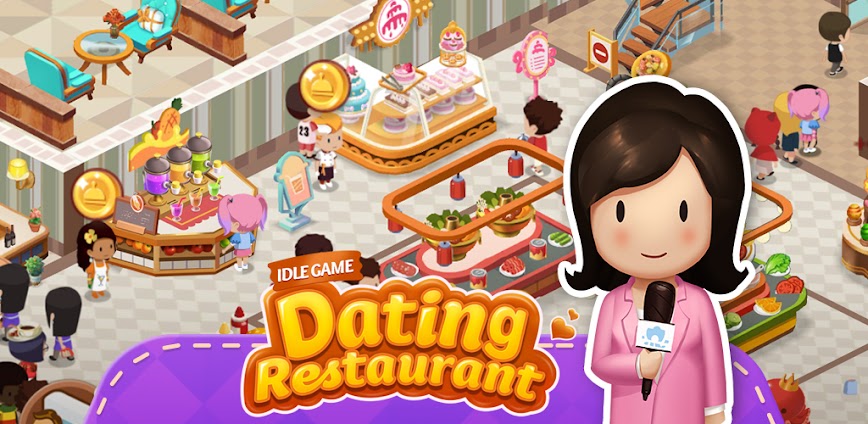 Dating Restaurant Idle Game Mod APK 1.7.5 [Unlimited money, gems]