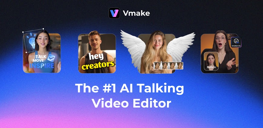 Vmake: AI MOD APK 2.20.0 [Premium Unlocked]